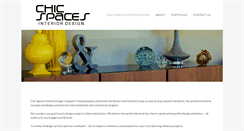 Desktop Screenshot of chicspacesdesign.com